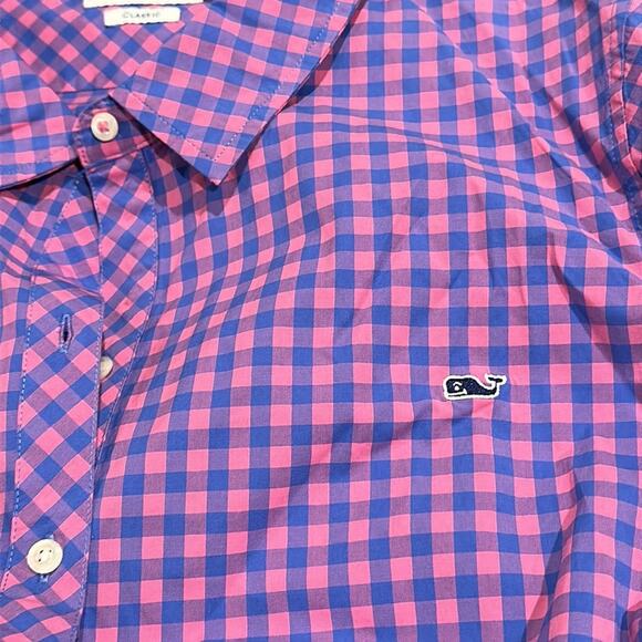 VINEYARD VINES Classic Gingham Shirt 18 - Picture 7 of 7